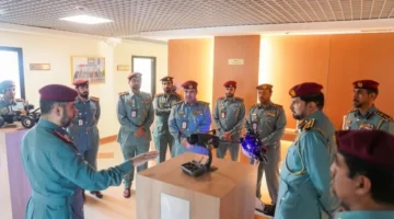 خالد النعيمي يثني على أداء مركز شرطة المنامة الشامل في عجمان